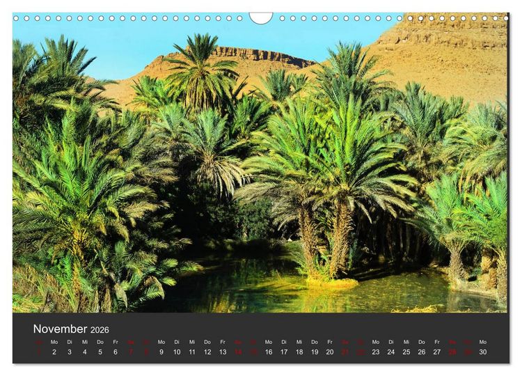 Produktbild: Marokko im Farbenrausch (Wandkalender 2026 DIN A3 quer), CALVENDO Monatskalender