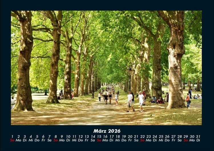 Produktbild: London 2026 Fotokalender DIN A4