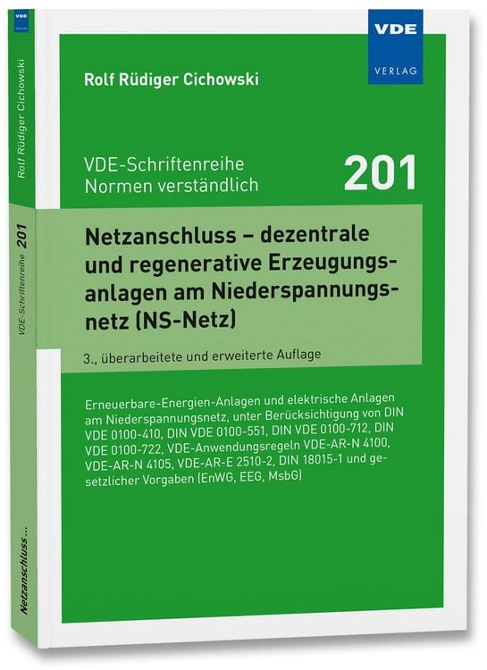 Produktbild: Netzanschluss &ndash; dezentrale und regenerative Erzeugungsanlagen am Niederspannungsnetz (NS-Netz)