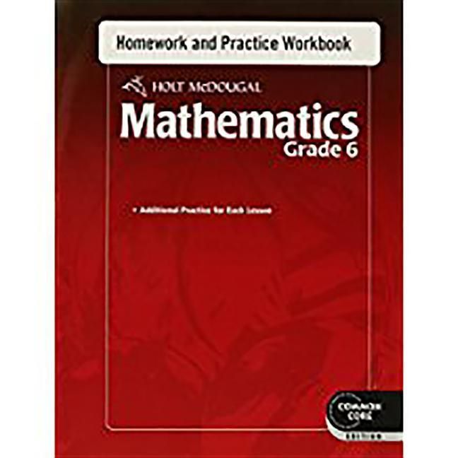 Produktbild: Homework and Practice Workbook Grade 6