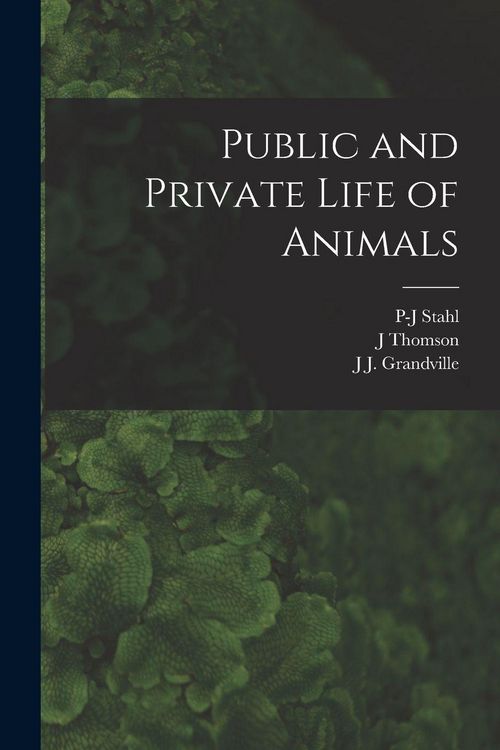 Produktbild: Public and Private Life of Animals
