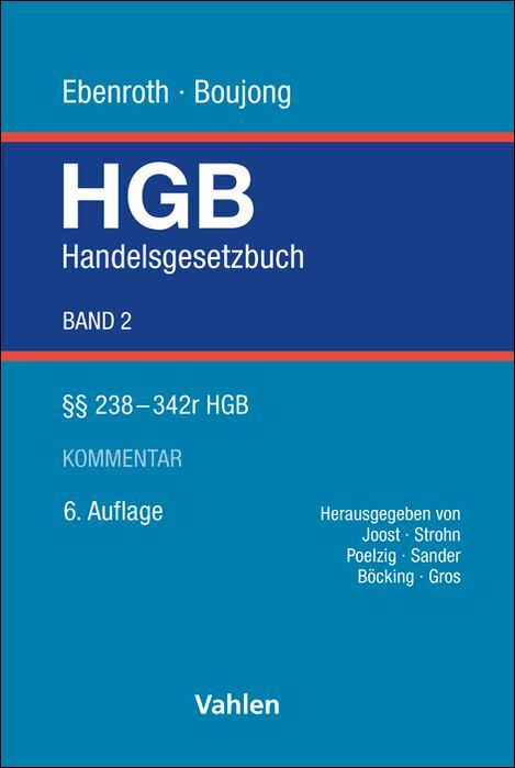 Produktbild: Handelsgesetzbuch Bd. 2: &sect;&sect; 238-342r