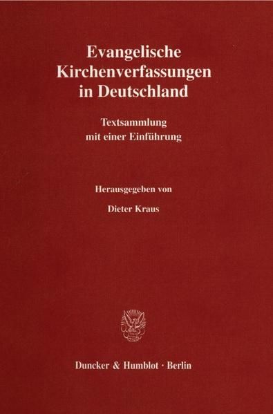 Produktbild: Evangelische Kirchenverfassungen in Deutschland.