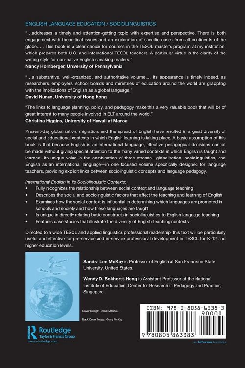 Produktbild: International English in Its Sociolinguistic Contexts