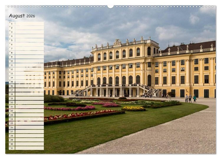 Produktbild: Wien f&uuml;r Liebhaber und Interessierte (hochwertiger Premium Wandkalender 2026 DIN A2 quer), Kunstdruck in Hochglanz