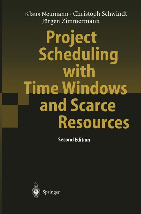 Produktbild: Project Scheduling with Time Windows and Scarce Resources