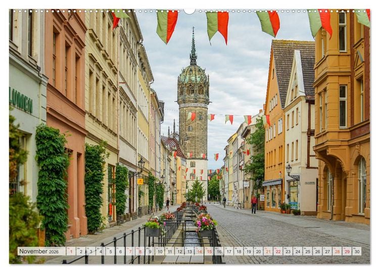 Produktbild: Lutherstadt Wittenberg Impressionen (Wandkalender 2026 DIN A2 quer), CALVENDO Monatskalender