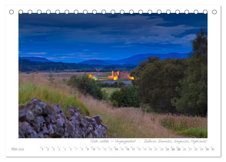 Produktbild: Sehnsucht Schottland (Tischkalender 2026 DIN A5 quer), CALVENDO Monatskalender