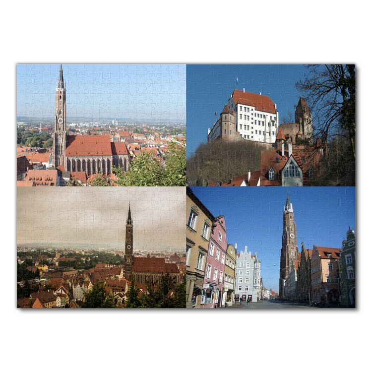 Produktbild: Lais Puzzle Collage Landshut 1000 Teile