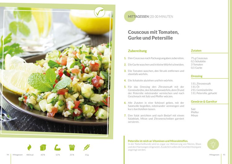 Produktbild: Vegetarische Di&auml;t - Ern&auml;hrungsplan zum Abnehmen f&uuml;r 30 Tage