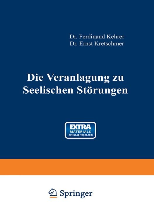 Produktbild: Die Veranlagung zu seelischen St&ouml;rungen