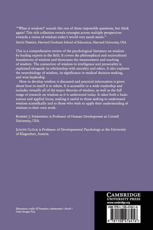 Produktbild: The Cambridge Handbook of Wisdom