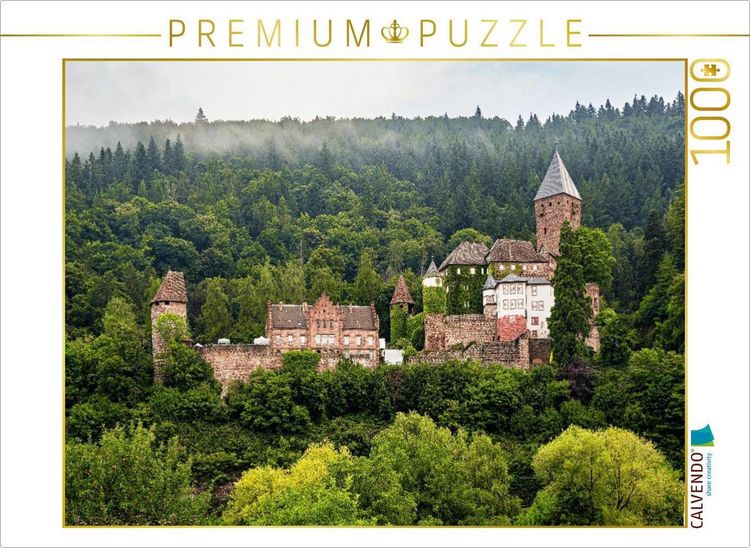 Produktbild: CALVENDO Puzzle Burg Zwingenberg | 1000 Teile Lege-Gr&ouml;&szlig;e 64x48cm Foto-Puzzle f&uuml;r gl&uuml;ckliche Stunden