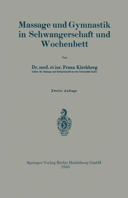 Produktbild: Massage und Gymnastik in Schwangerschaft und Wochenbett