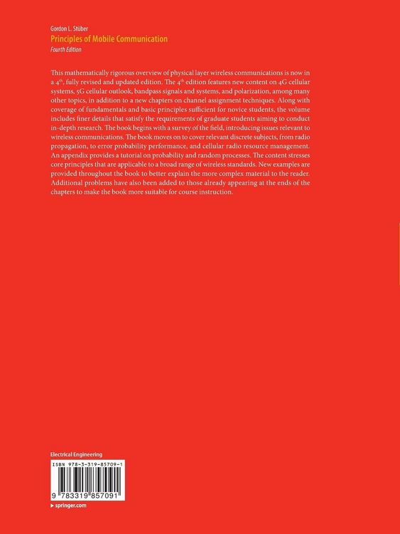 Produktbild: Principles of Mobile Communication