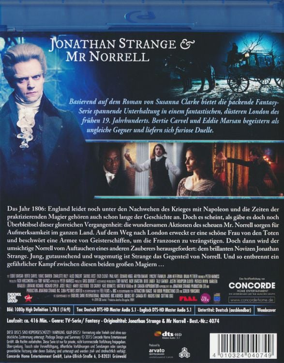 Produktbild: Jonathan Strange & Mr. Norrell [2 BRs]