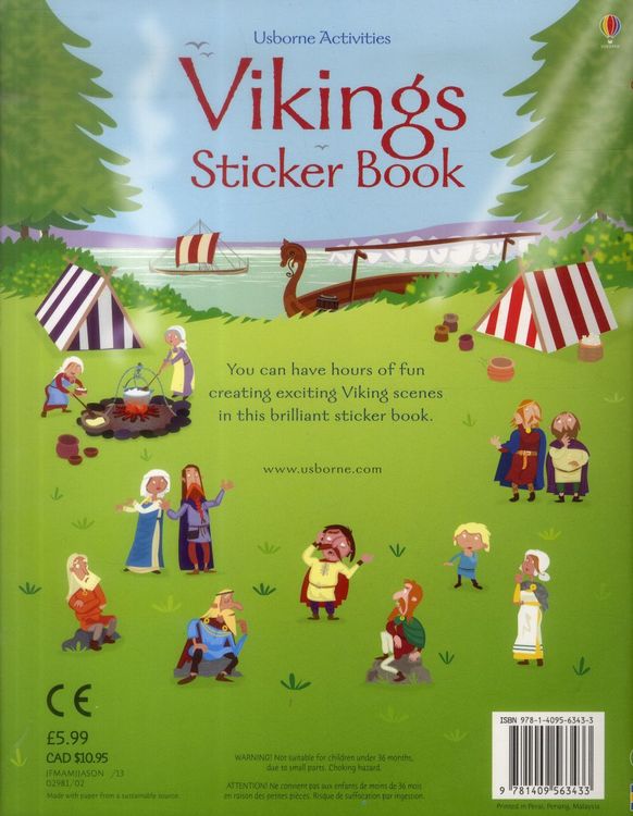 Produktbild: Vikings Sticker Book