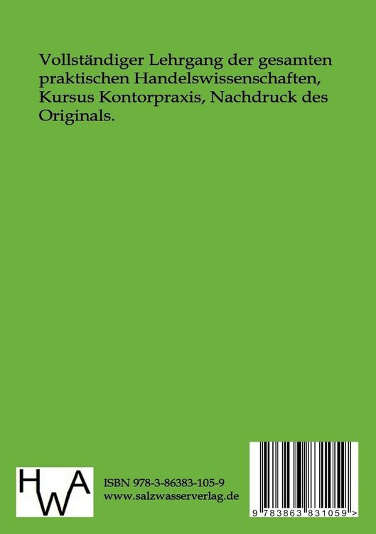 Produktbild: Vollst&auml;ndiger Lehrgang der gesamten praktischen Handelswissenschaften
