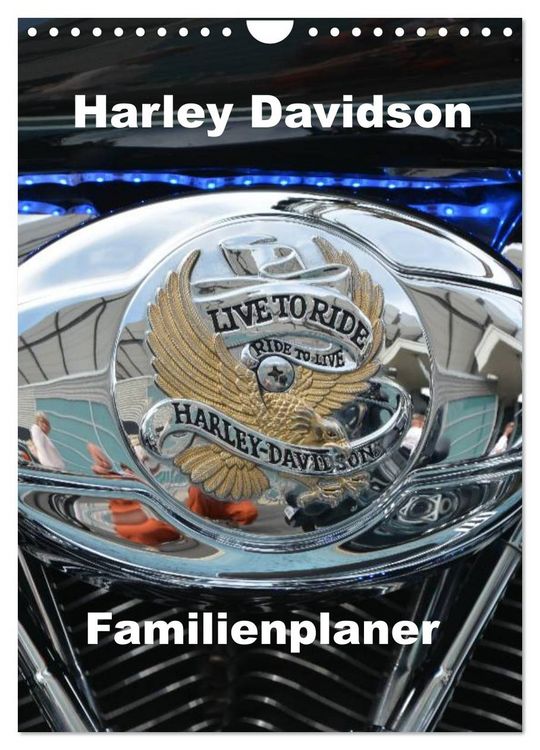 Produktbild: Harley Davidson Familienplaner (Wandkalender 2026 DIN A4 hoch), CALVENDO Monatskalender