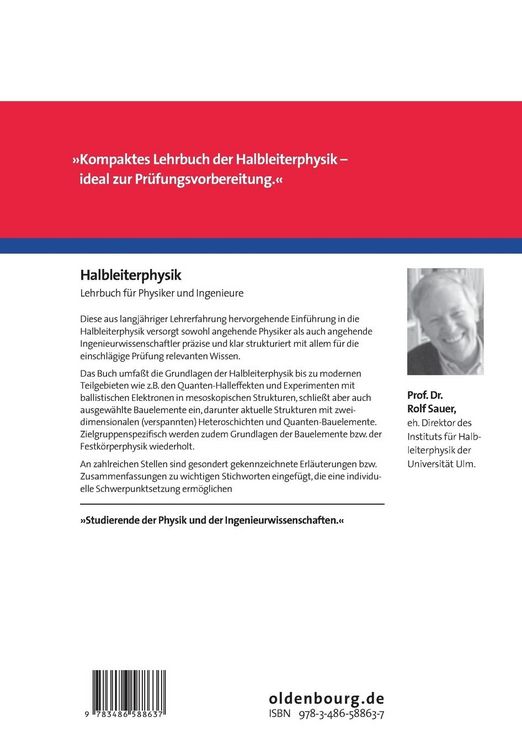 Produktbild: Halbleiterphysik