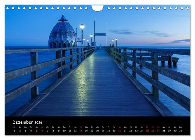Produktbild: Ostseeregion Dar&szlig;-Zingst (Wandkalender 2026 DIN A4 quer), CALVENDO Monatskalender