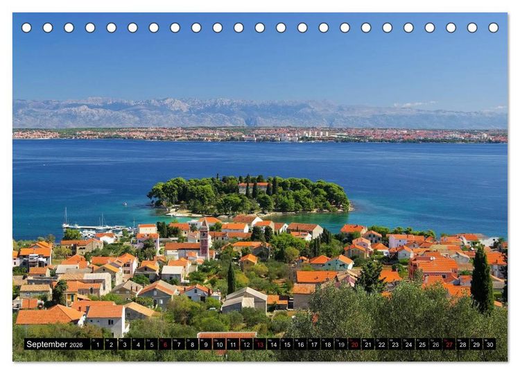 Produktbild: Dalmatien (Tischkalender 2026 DIN A5 quer), CALVENDO Monatskalender