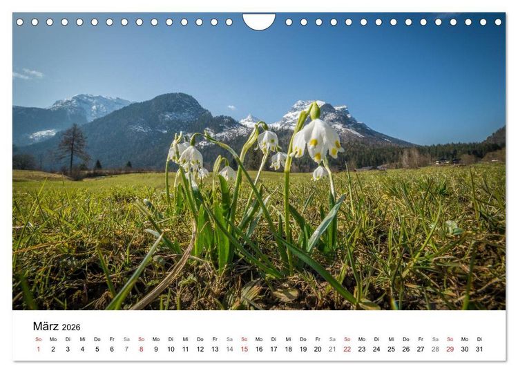 Produktbild: Salzburger Saalachtal - unterwegs im Pinzgau (Wandkalender 2026 DIN A4 quer), CALVENDO Monatskalender