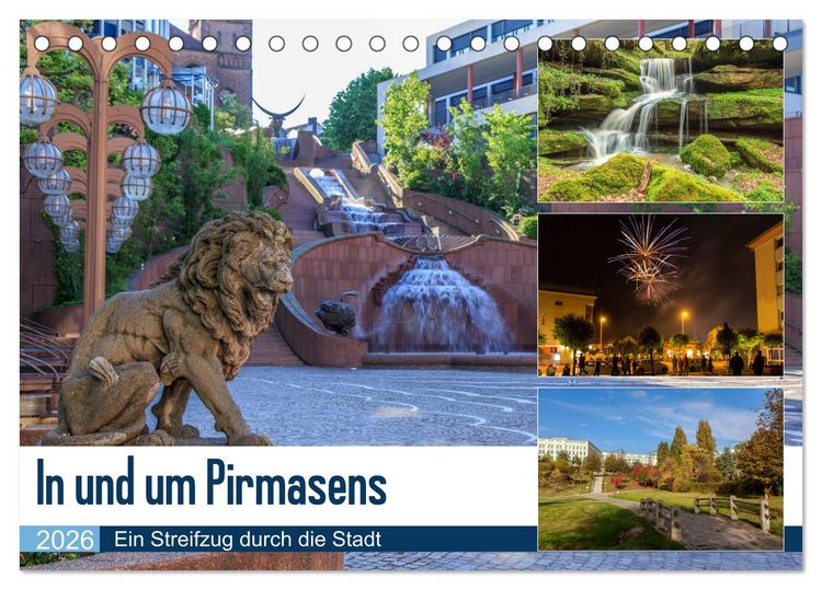 Produktbild: In und um Pirmasens (Tischkalender 2026 DIN A5 quer), CALVENDO Monatskalender
