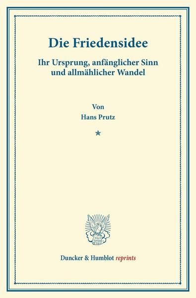 Produktbild: Die Friedensidee.