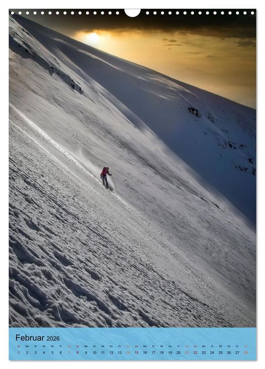 Produktbild: Endlich wieder Skifahren (Wandkalender 2026 DIN A3 hoch), CALVENDO Monatskalender