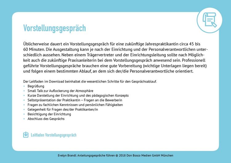 Produktbild: Anleitungsgespr&auml;che f&uuml;hren