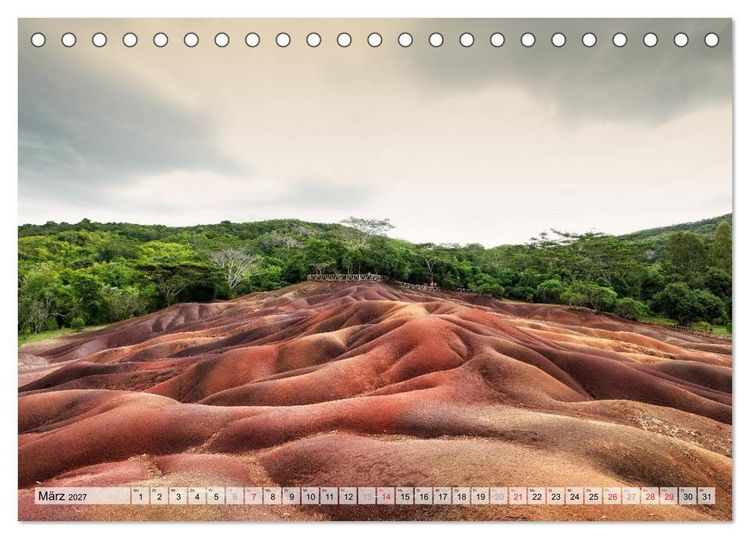 Produktbild: Mauritius - Perle im Indischen Ozean (Tischkalender 2027 DIN A5 quer), CALVENDO Monatskalender