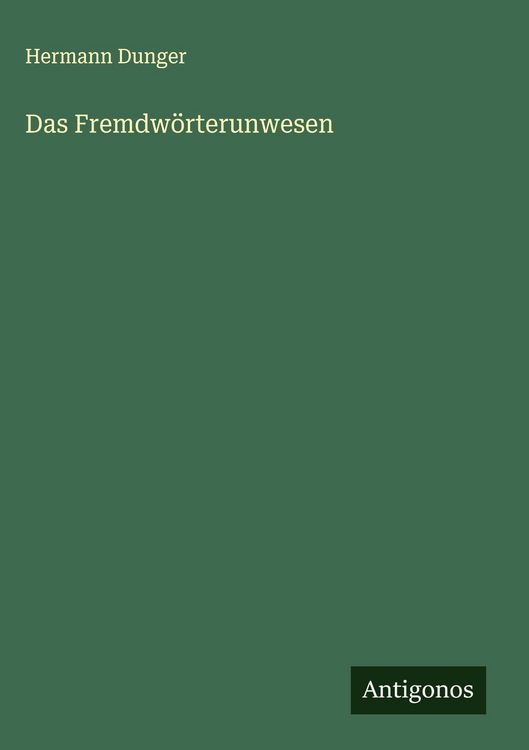 Produktbild: Das Fremdw&ouml;rterunwesen