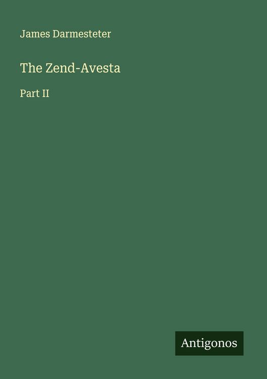 Produktbild: The Zend-Avesta