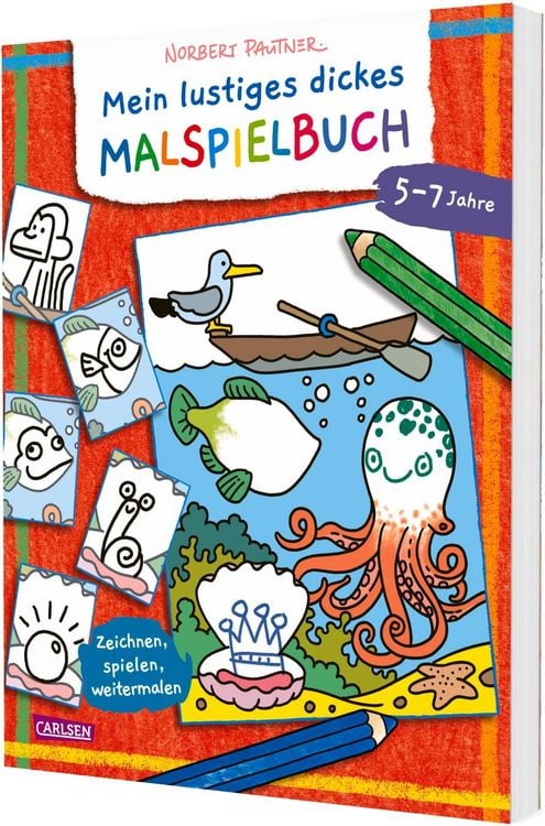 Produktbild: Mein lustiges dickes Malspielbuch