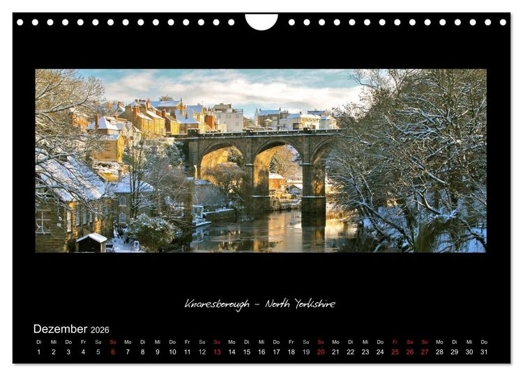 Produktbild: Amazing England - England's sch&ouml;nste Seiten (Wandkalender 2026 DIN A4 quer), CALVENDO Monatskalender