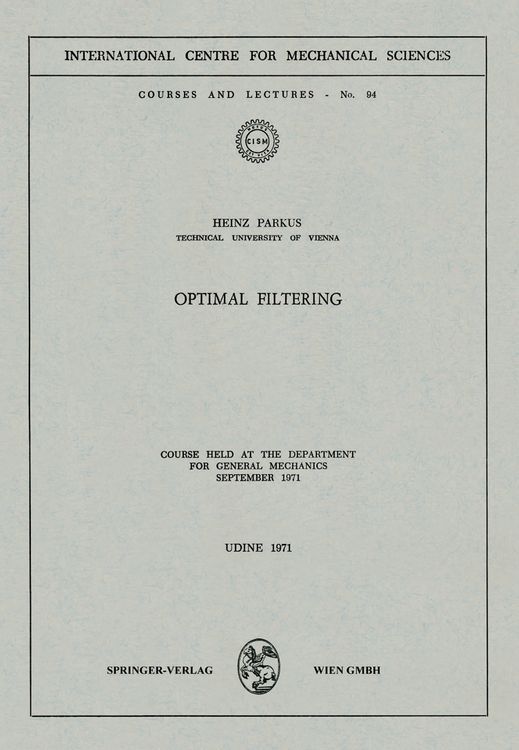 Produktbild: Optimal Filtering