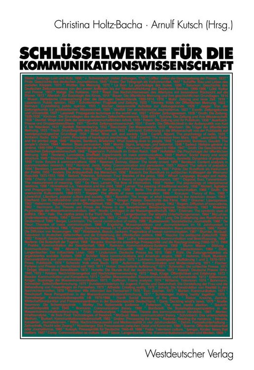 Produktbild: Schl&uuml;sselwerke f&uuml;r die Kommunikationswissenschaft