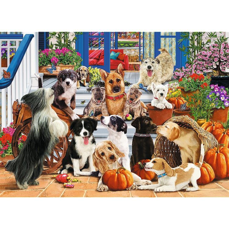 Produktbild: Holz Puzzle 1000 - Hunde