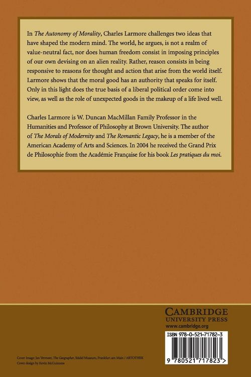 Produktbild: The Autonomy of Morality