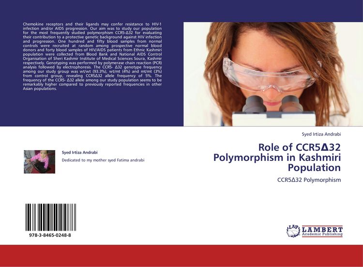 Produktbild: Role of CCR5&iquest;32 Polymorphism in Kashmiri Population