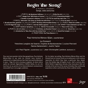 Produktbild: Begin the Song! A Purcell Academy