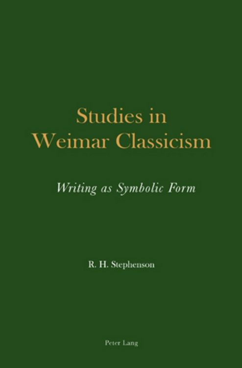 Produktbild: Studies in Weimar Classicism
