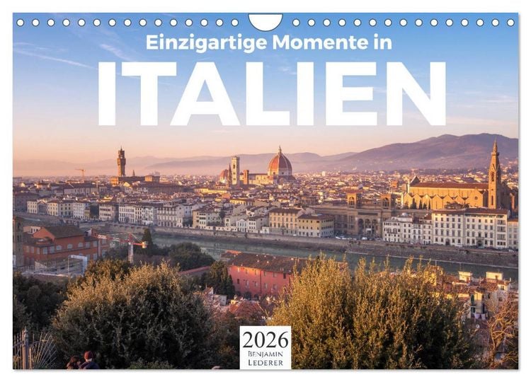 Produktbild: Einzigartige Momente in Italien. (Wandkalender 2026 DIN A4 quer), CALVENDO Monatskalender