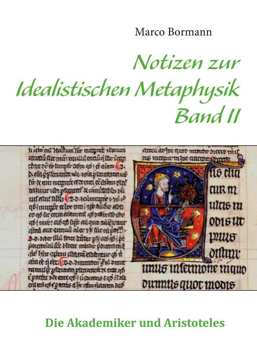 Produktbild: Notizen zur Idealistischen Metaphysik Band II
