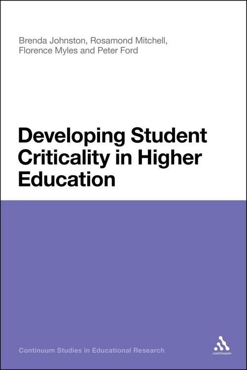 Produktbild: Developing Student Criticality in Higher Education