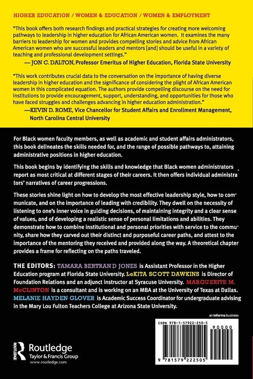 Produktbild: Pathways to Higher Education Administration for African American Women