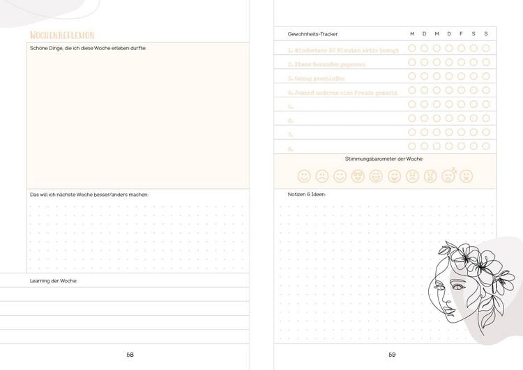 Produktbild: Happy me &ndash; Meine 10-Wochen-Tagebuch-Challenge mit Social-Media-Star Cali Kessy