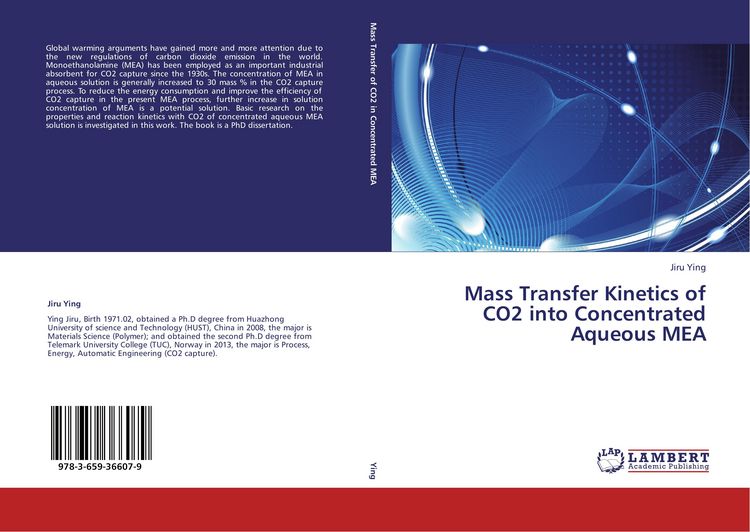 Produktbild: Mass Transfer Kinetics of CO2 into Concentrated Aqueous MEA