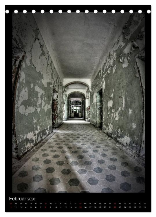 Produktbild: Lost Places Vergessene Orte (Tischkalender 2026 DIN A5 hoch), CALVENDO Monatskalender